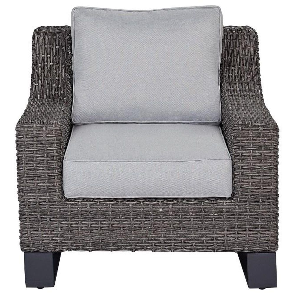 Slate and Company Addison Lounge Chair in Ross Nickel, , large