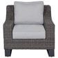 Slate and Company Addison Lounge Chair in Ross Nickel, , large