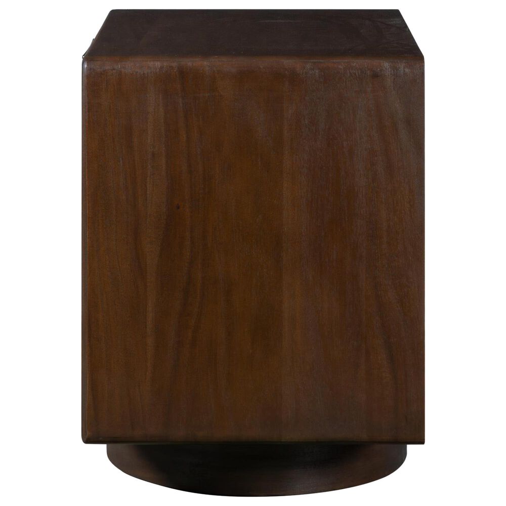 Alder &amp; Tweed Calder 2 Drawer Nightstand in Mocha Burl, , large