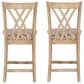 Linon Home Decor Maggie Counter Stool in Natural (Set of 2), , large