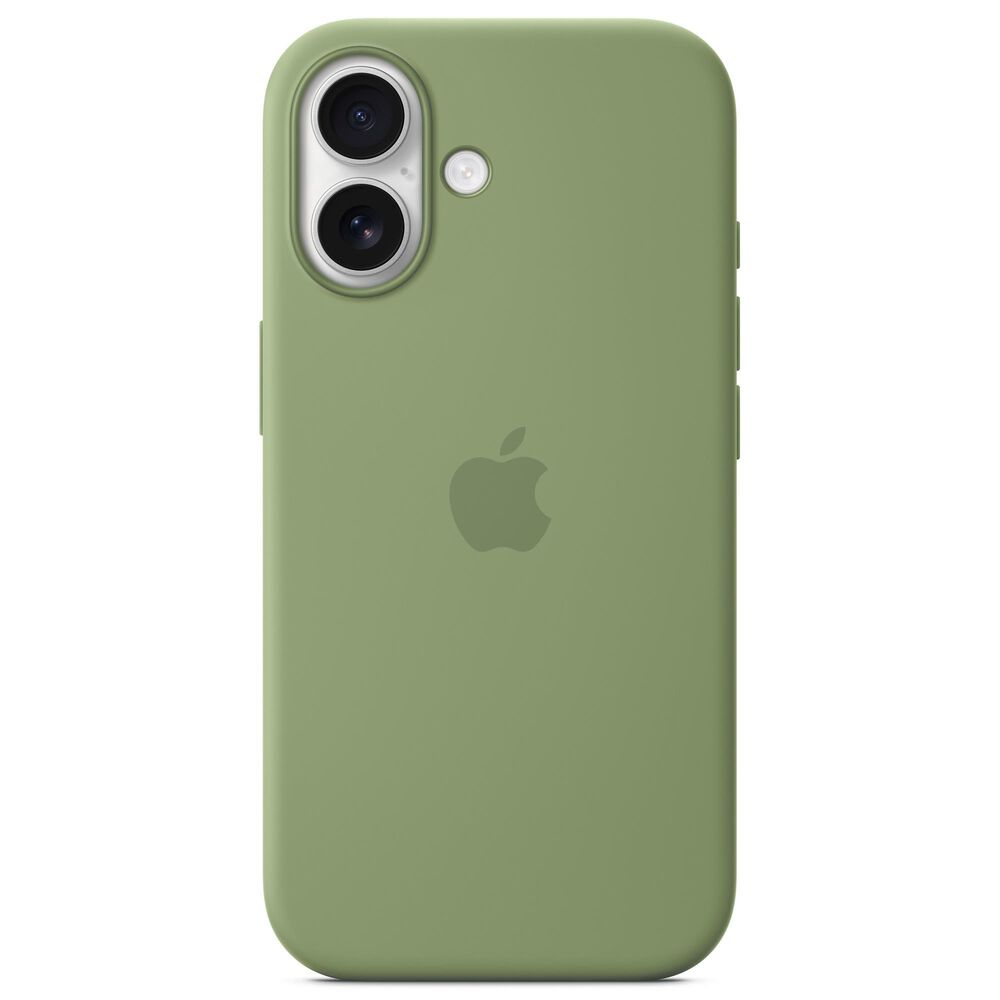 Apple Silicone Case with MagSafe for iPhone 17 in Light Moss, , large