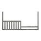 Eastern Shore Foundry Convertible Toddler Guard Rail in Brushed Pewter, , large