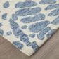 Feizy Wallace Blue 2" x 3" Area Rug, , large
