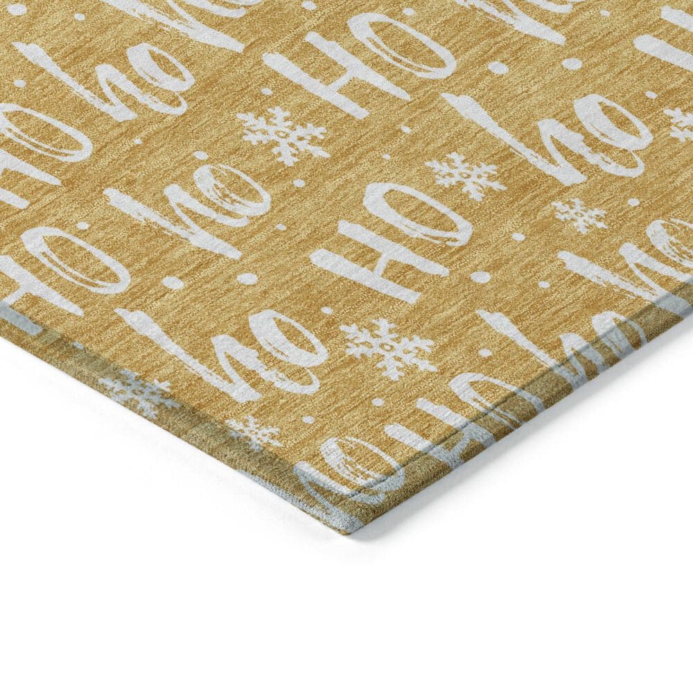 Dalyn Rug Company Wonderland WN22 3&#39; x 5&#39; Gold Indoor/Outdoor Area Rug, , large