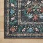 Rifle Paper Co Crafted by Cloth and Company Courtyard 2"3" x 3"9" Seville Charcoal Area Rug, , large