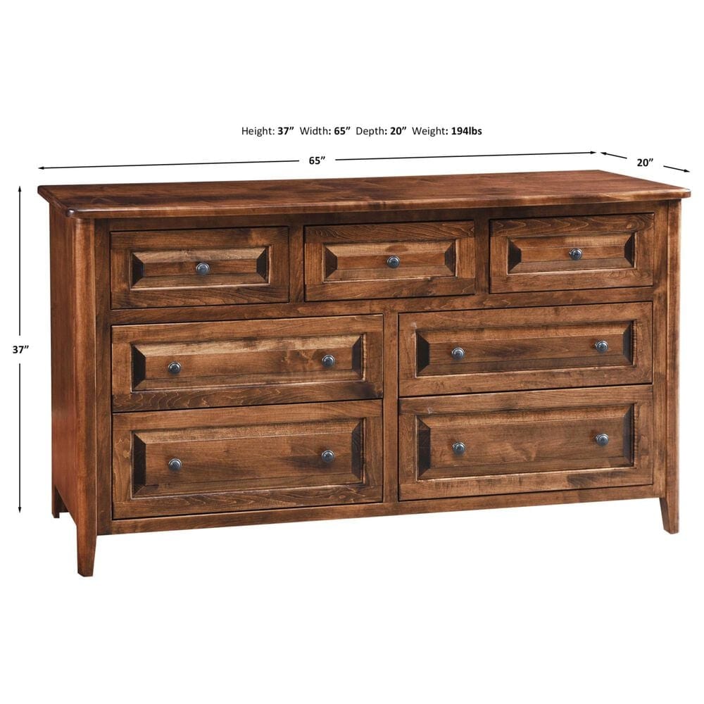 Archbold Furniture Company 3-Piece King Storage Bedroom Set in Maple Bark, , large