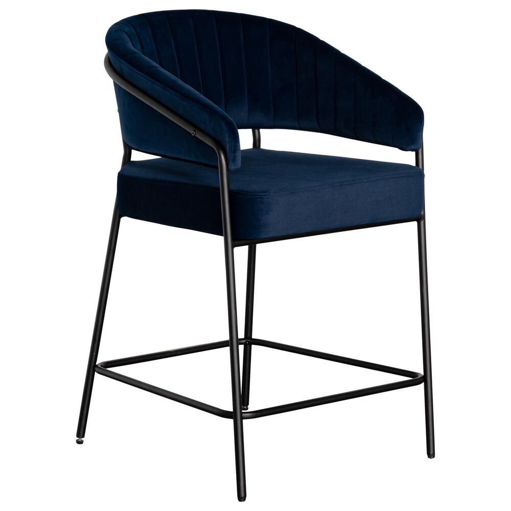 Linden Boulevard Prestwick Counter Stool in Antique Black, , large