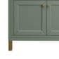 James Martin Vanities Chicago 36" Single Bathroom Vanity in Smokey Celadon with 3 cm Eternal Marfil Quartz Top and Rectangular Sink, , large