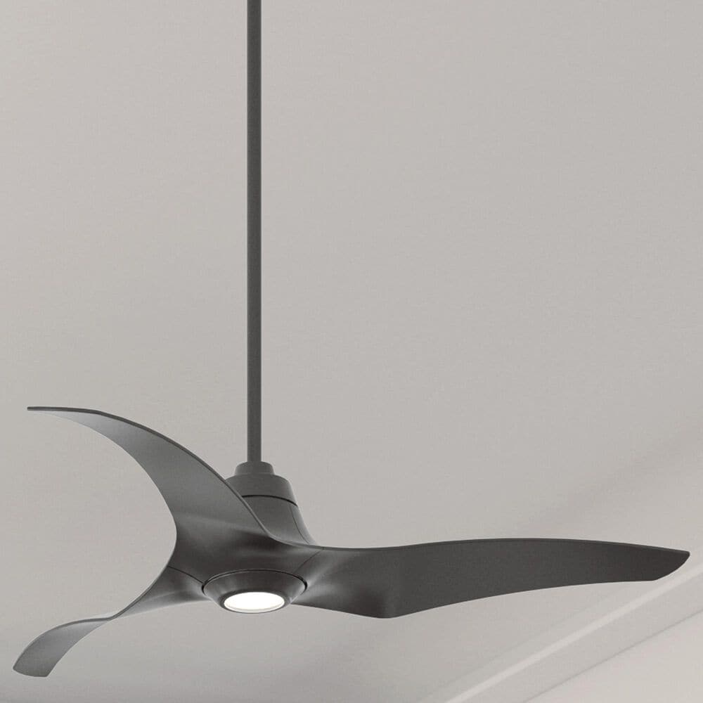 Hunter Stingray 60&quot; Ceiling Fan with LED Light in Granite, , large