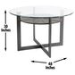 Steve Silver Olson Round Dining Table in Caramel - Table Only, , large