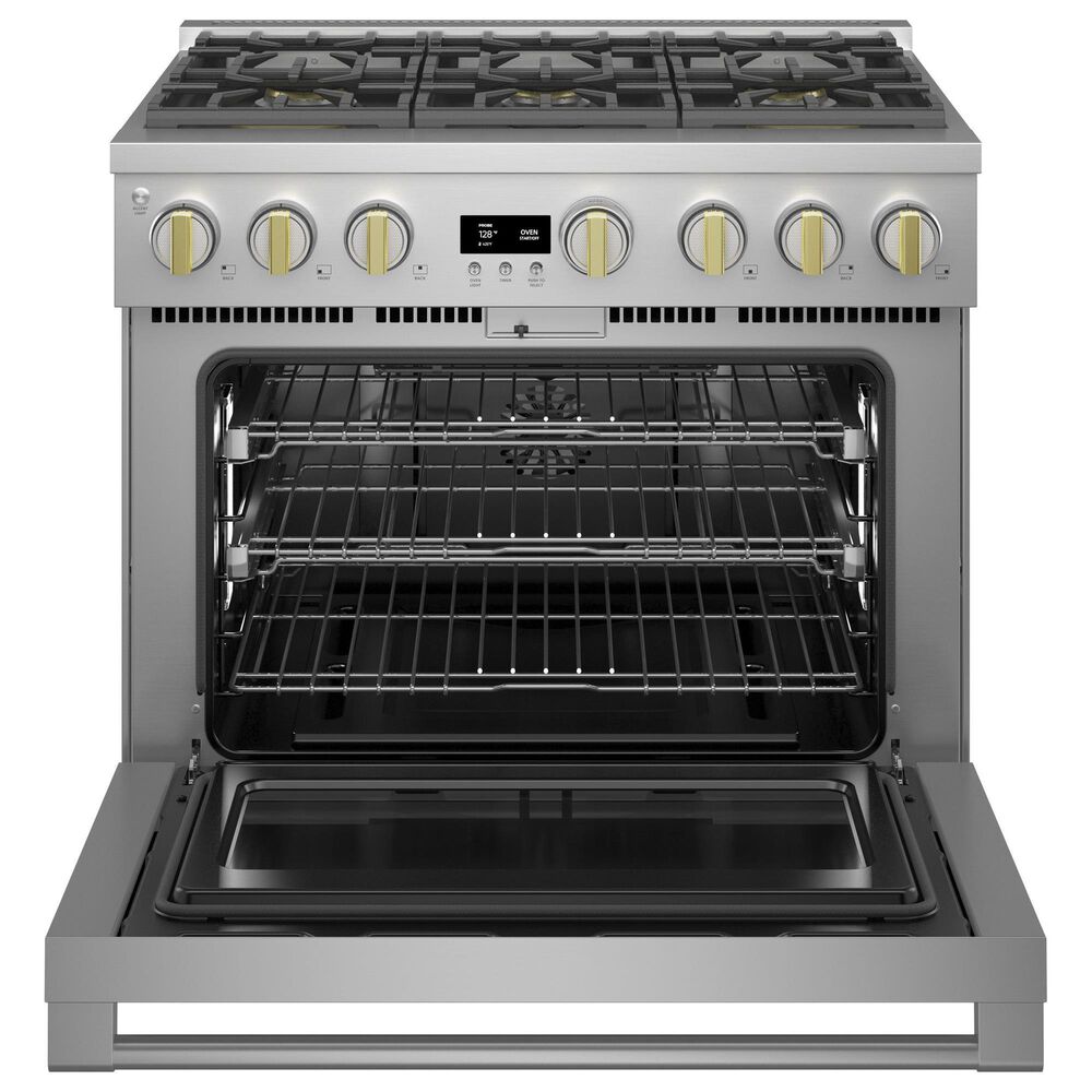 Monogram 36&quot; All Gas Professional Range with 6 Burners in Stainless Steel, , large