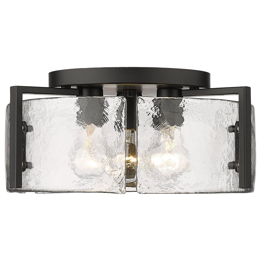 Golden Lighting Aenon Flush Mount in Matte Black, , large