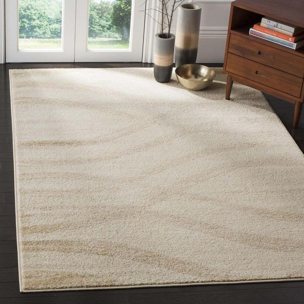 Safavieh Adirondack ADR125W 10&#39; x 14&#39; Cream and Champagne Area Rug, , large