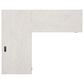 Ashley Robbinsdale 3-Piece L-Shape Desk and Chair Set in Antique White, , large