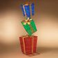 The Gerson Company 72" Tall Electric 3-Stacked Lighted Christmas Presents in Multicolor, , large