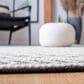 Safavieh Natura NAT482A 4" x 6" Ivory and Black Area Rug, , large