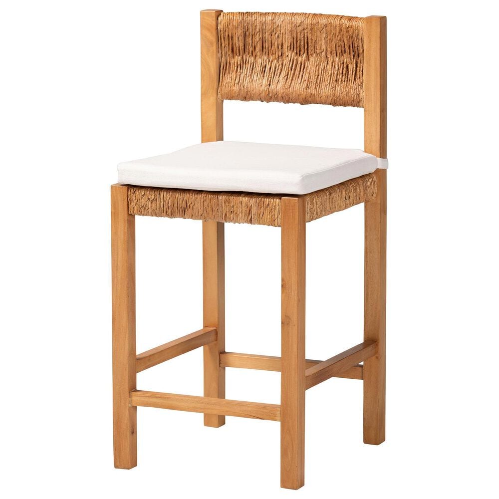 Baxton Studio Pava Counter Stool in Honey, , large