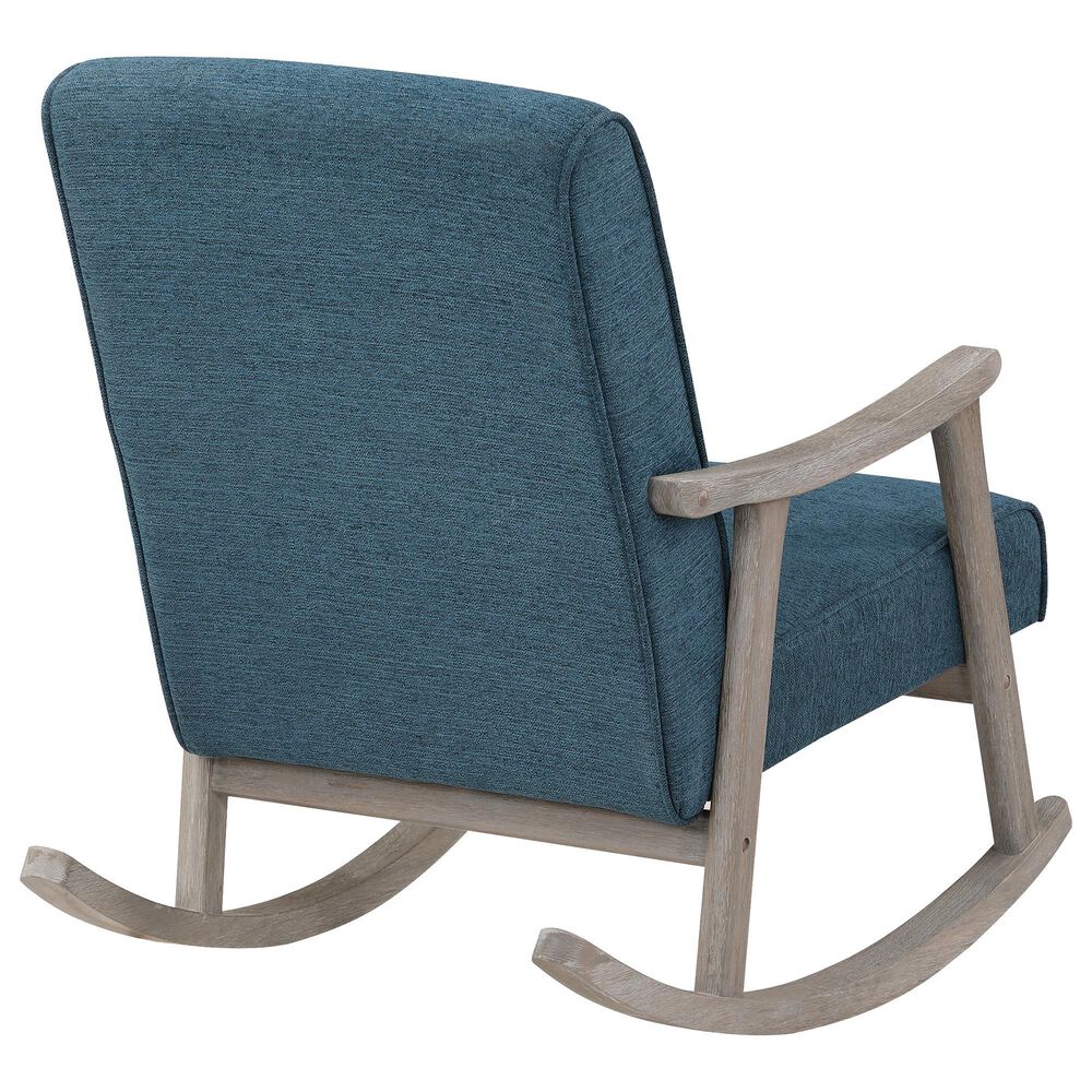 OSP Home Gainborough Rocker with Brushed Grey Frame in Azure, , large