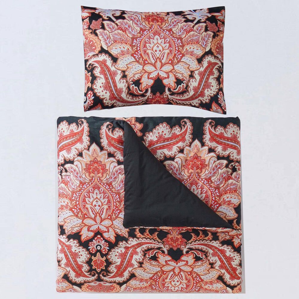 Peking Handicraft Rhapsody 2-Piece Twin/Twin XL Comforter Set in Black and Pink, , large