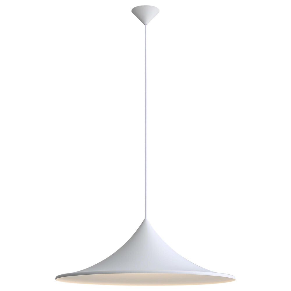 Golden Lighting Vistara 27.5" 1-Light Pendant in Sand White, , large