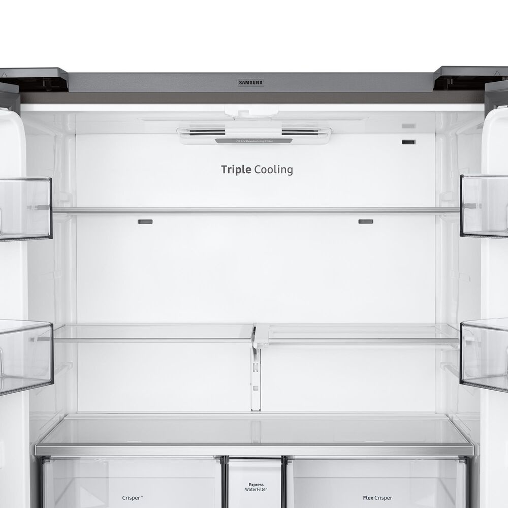 Samsung 22.9 Cu. Ft. 4-Door Flex French Door Refrigerator with AutoFill Water Pitcher in Stainless Steel, , large