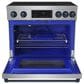 Thor Kitchen Gordon Ramsay 6.0 Cu. Ft. Professional Induction Range with Blue Color Kit Assembly in Stainless Steel, , large
