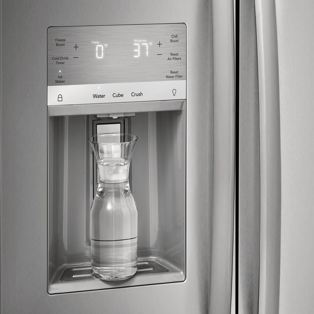 Frigidaire Gallery 25.6 Cu. Ft. 36&quot; Standard Depth Side-by-Side Refrigerator in Stainless Steel, , large