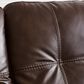 Ashley Santorine Stationary Queen Sofa Sleeper in Dark Brown, , large