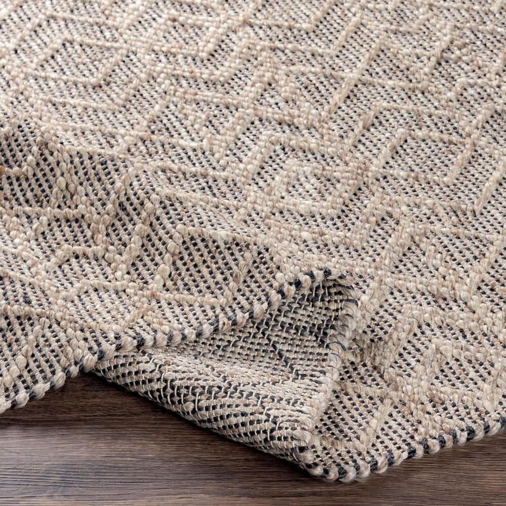 Surya Ingrid Black, Light Gray and Gray 9&#39; x 13&#39; Area Rug, , large