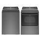 Whirlpool 4.7 Cu. Ft. Top Load Washer and 7.4 Cu. Ft. Gas Dryer Laundry Pair in Chrome Shadow, , large