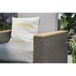 Homestyles Boca Raton 4-Piece Patio Loveseat Set in Brown and Gray, , large