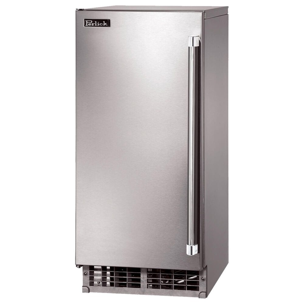 Perlick 15" Signature Series Cubelet Ice Maker with Right Hinge in Stainless Steel, , large