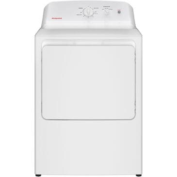 Hotpoint 6.2 Cu. Ft. Capacity Electric Dryer in White, , large