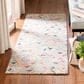 Safavieh Micro-Loop 2"3" x 7" Gray and Pink Runner, , large