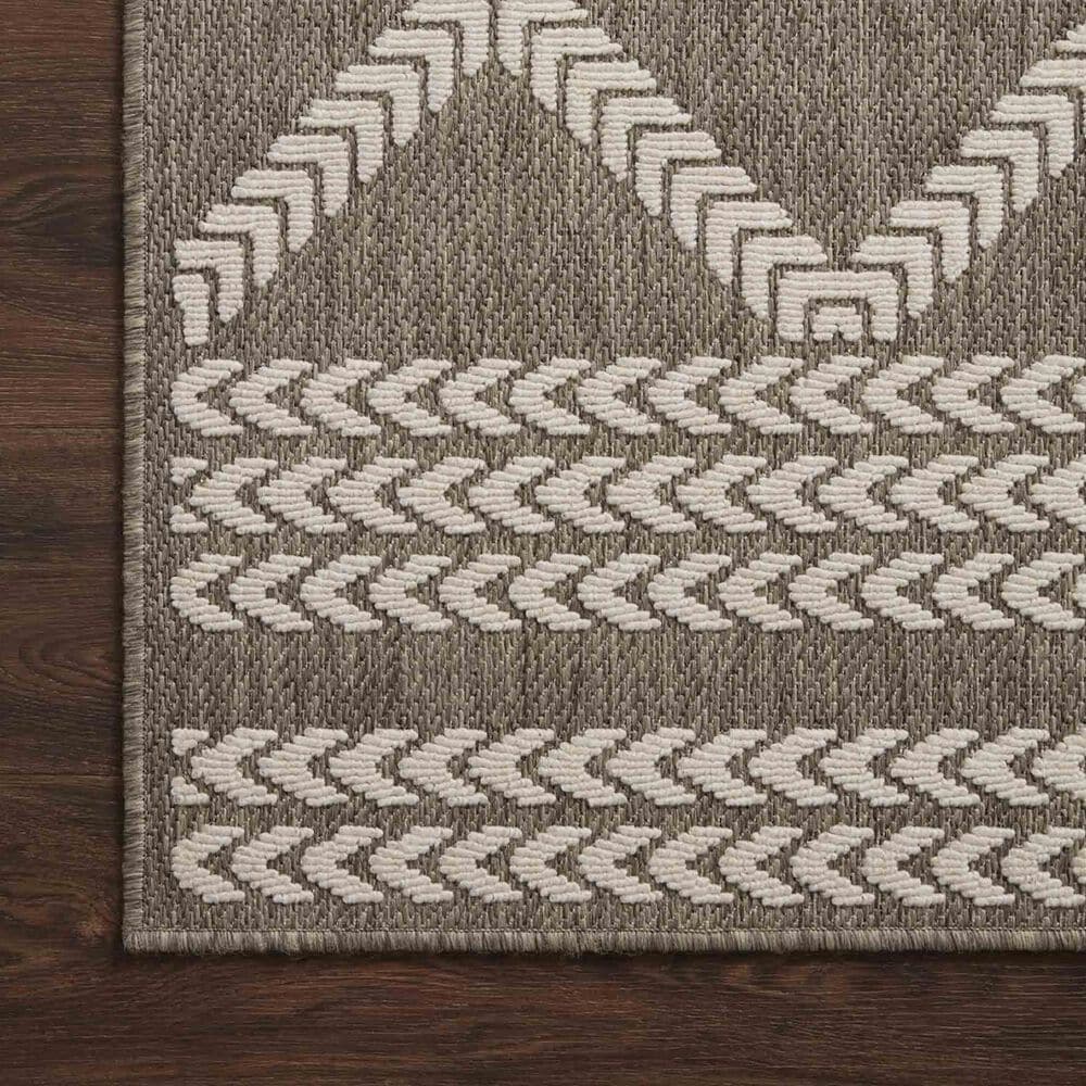 Loloi II Rainier RAI-05 11&#39;6&quot; x 15&#39; Natural and Ivory Indoor/Outdoor Area Performance Rug, , large