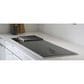 Wolf 36" Transitional Framed Induction Black and Stainless Steel, , large