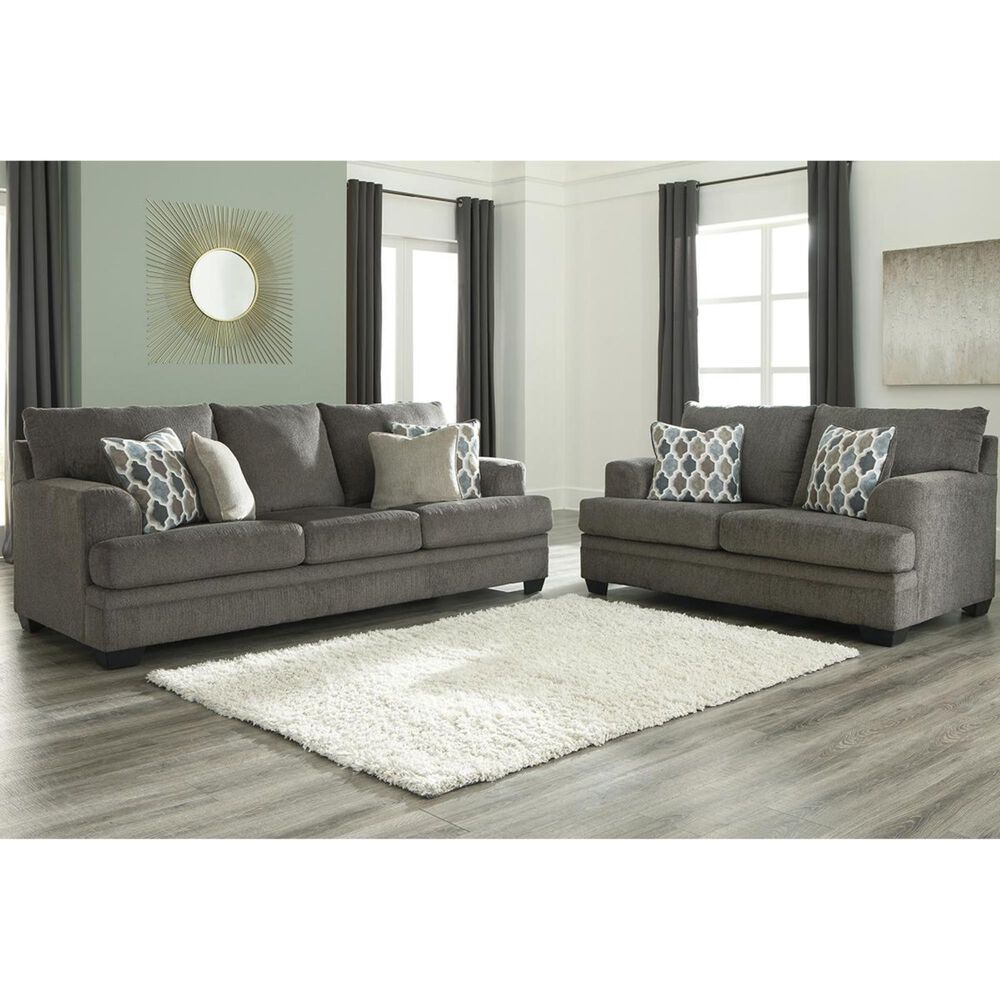 Signature Design by Ashley Dorsten Loveseat in Slate, , large