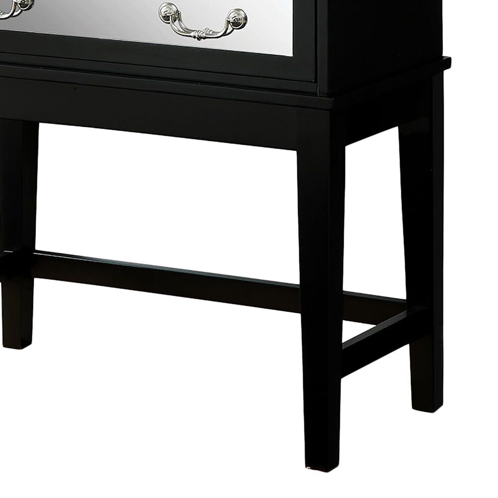 Furniture of America Covarrubias Wine in Black NFM