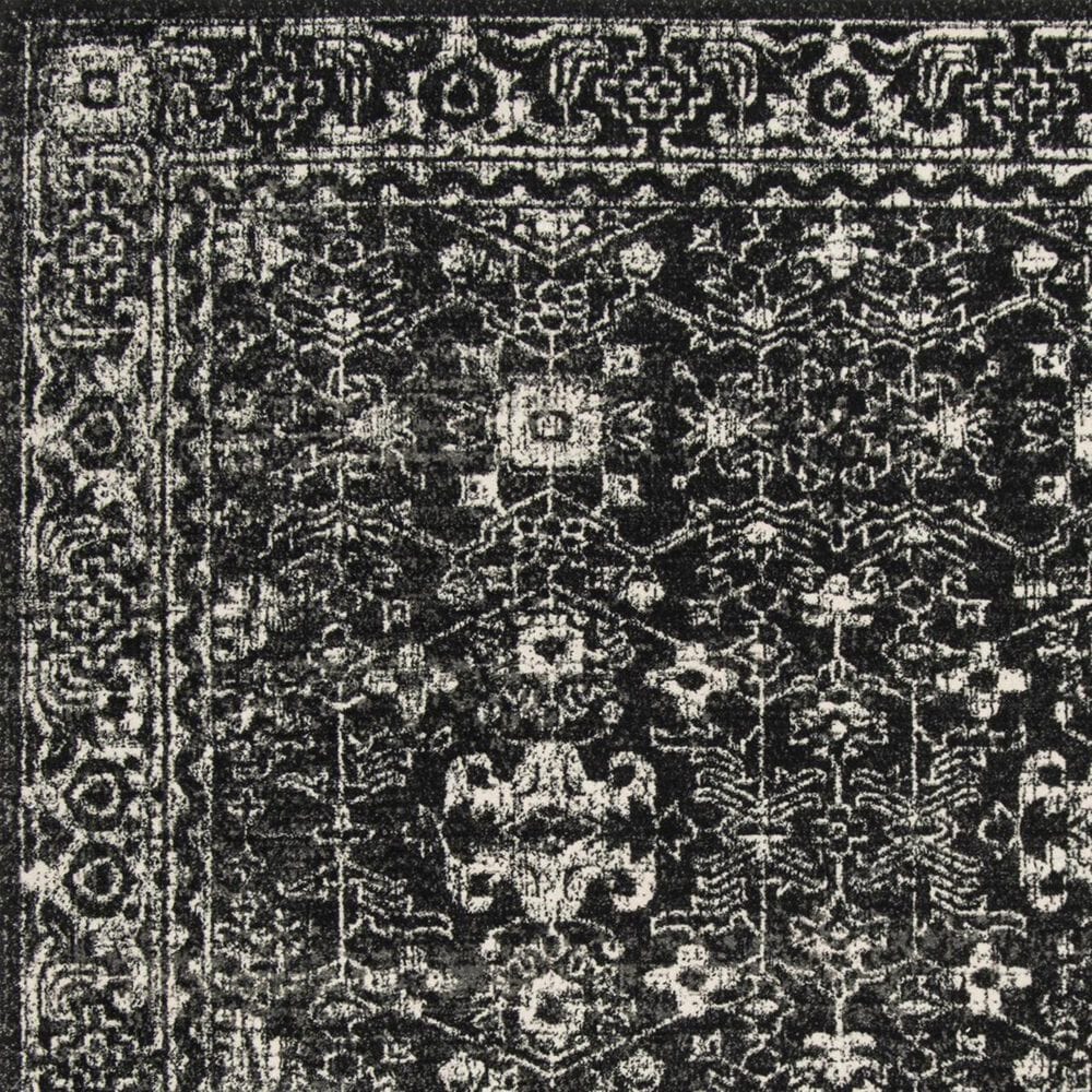 Safavieh Evoke EVK270K-3 3&#39; x 5&#39; Charcoal/Ivory Area Rug, , large