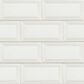 MS International Domino White 3" x 6" Beveled Ceramic Tile, , large