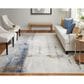 Feizy Clio 10" x 13"2" Ivory and Blue Area Rug, , large