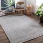 Surya Azalea Solid 10" x 14" Slate, Off White and Ink Blue Indoor/Outdoor Area Rug, , large