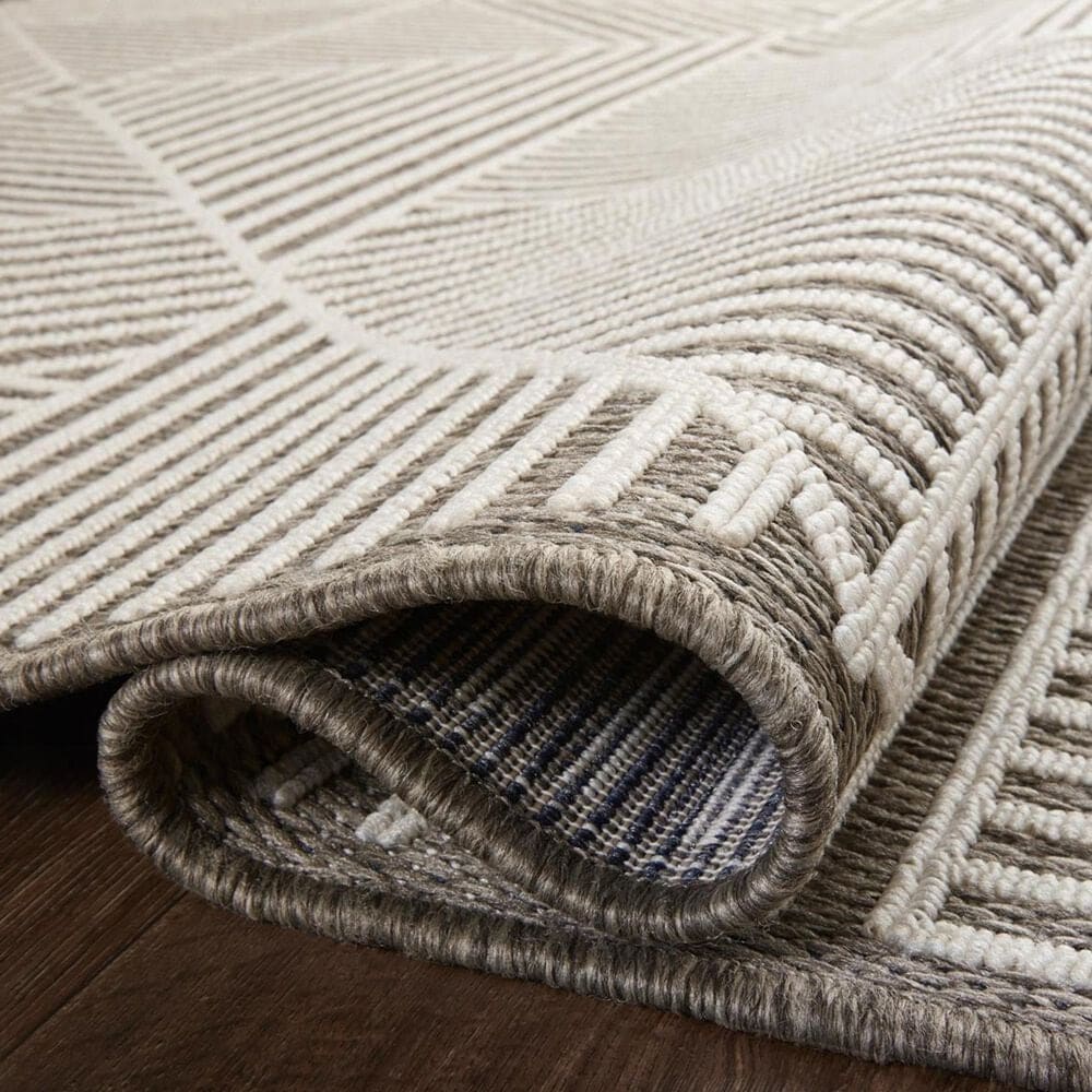 Loloi II Rainier RAI-03 3&#39;11&quot; x 5&#39;11&quot; Natural and Ivory Indoor/Outdoor Area Performance Rug, , large