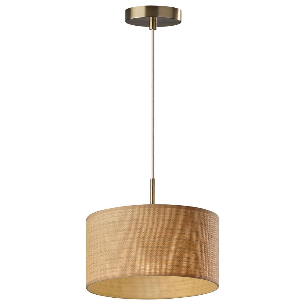 Adesso Harvest 1-Light Pendant in Antique Brass, , large