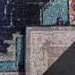Safavieh Monaco MNC254Z 2"2" x 8" Black and Blue Runner, , large