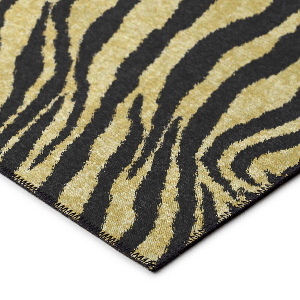 Dalyn Rug Company Mali ML1 2&#39;3&quot; x 12&#39; Gold Indoor/Outdoor Performance Runner, , large
