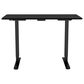 Furniture of America Villalobos Adjustable Office Desk in Black, , large