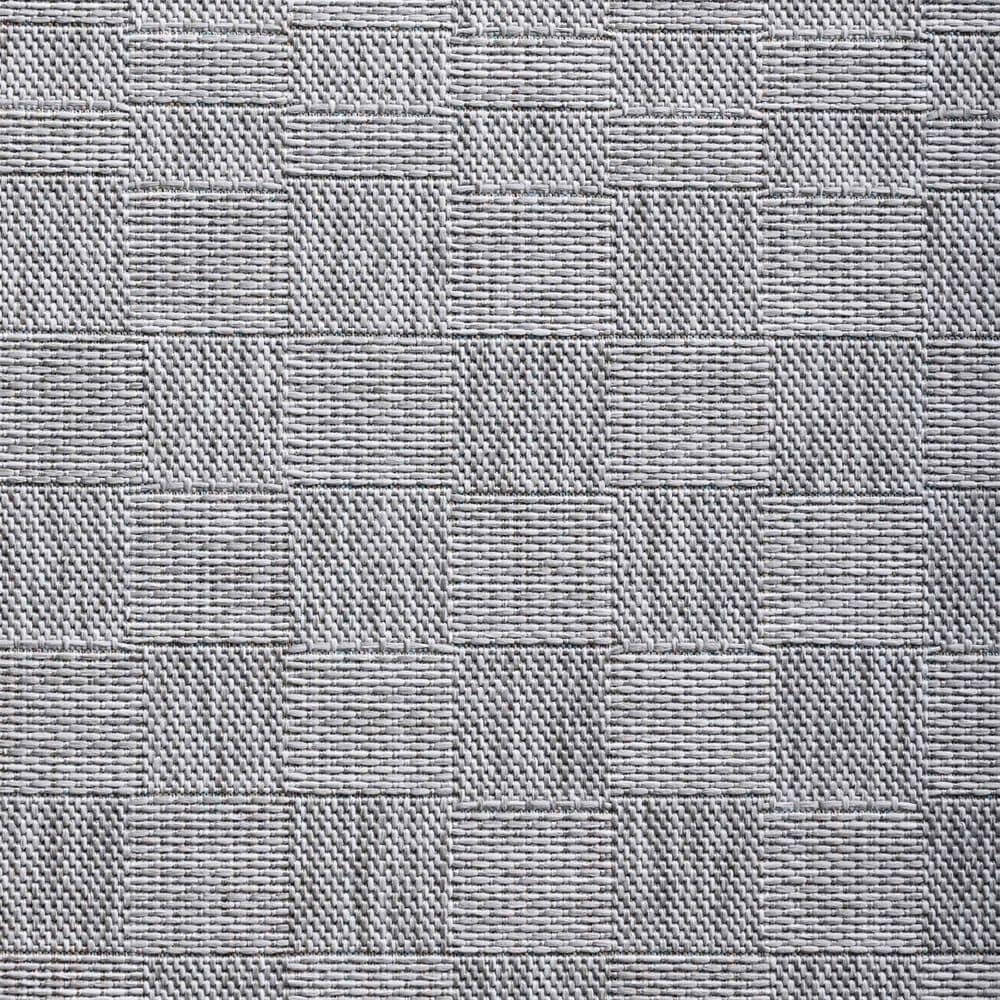 Amber Lewis x Loloi Topanga 9&#39;2&quot; x 12&#39; Silver and Blue Indoor/Outdoor Area Rug, , large