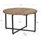Linon Home Decor Evanston Coffee Table in Natural and Black, , large