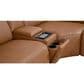 Bassett Airy 6-Piece Leather Power Reclining Sectional in Antelope, , large